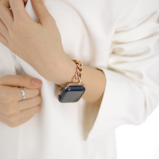 Memory Planet, Chain Apple Watch Band ,Rose Gold