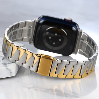 Zweifarbiges Uhrenarmband für Damen, ultraleichtes und dünnes Design