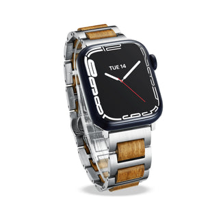 Apple Watch-Armbänder aus Walnussholz für Damen