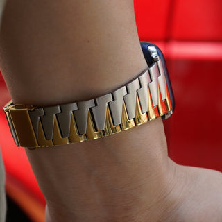 Zweifarbiges Uhrenarmband für Damen, ultraleichtes und dünnes Design