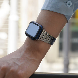 Zweifarbiges Uhrenarmband für Damen, ultraleichtes und dünnes Design