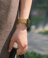 Modern Chain-Link Braided Stainless Steel Band for Apple Watch