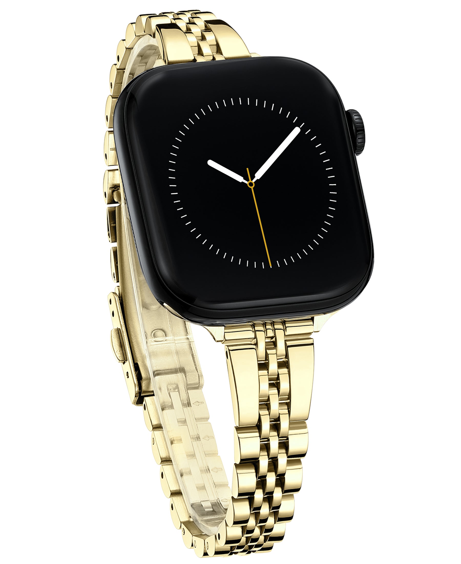 Slim Stainless Steel Watch Band for Apple Watch Series 11, 10, 9, 8, 7, 6, 5, 4, 3, 2, 1 and SE 3/2/1 for Women