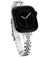 Slim Stainless Steel Watch Band for Apple Watch Series 11, 10, 9, 8, 7, 6, 5, 4, 3, 2, 1 and SE 3/2/1 for Women