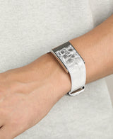 Himalaya Leather Band for Whoop (White/Grey)