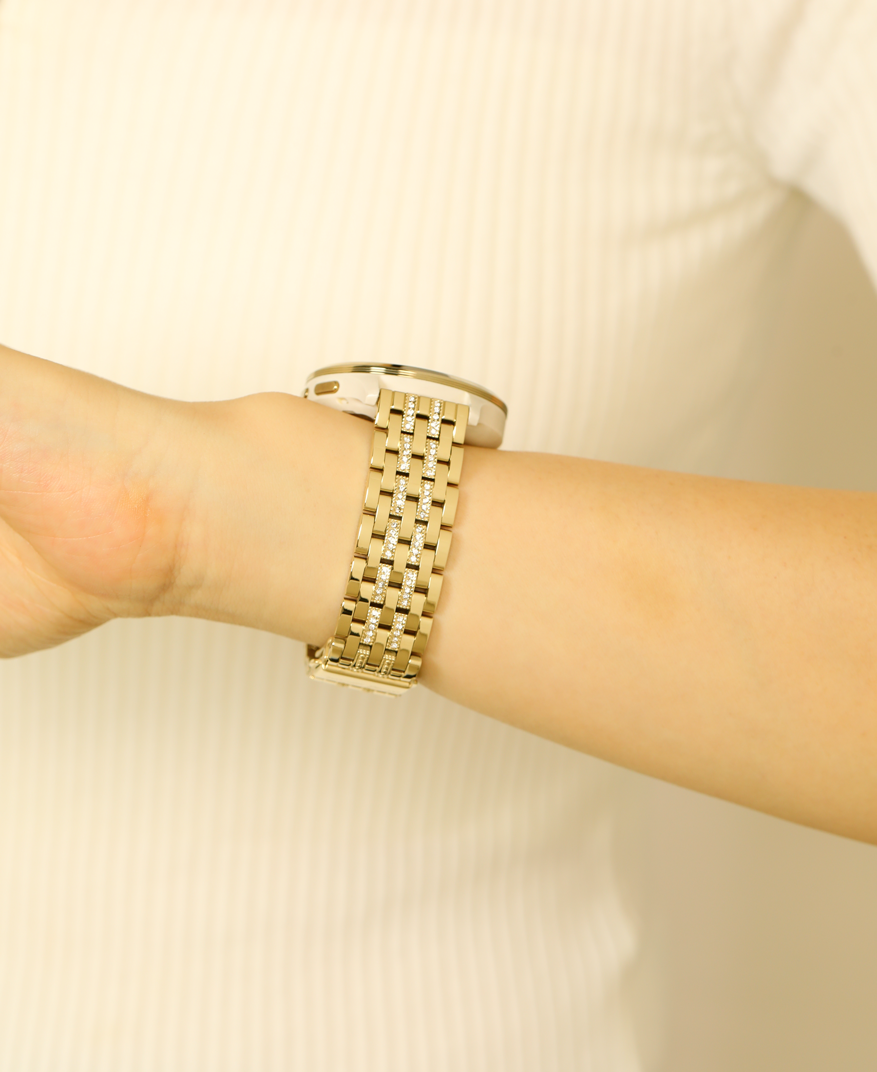 Pavé Crystal 18mm Dressy Watch Band for Garmin