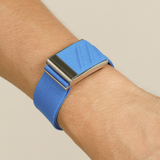 Halo Knit Pavé Comfort Band Compatible with WHOOP 5.0 & MG — Cobalt Sky Blue