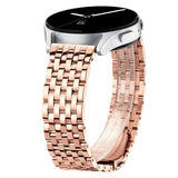 Classic Bands for Samsung Galaxy Watch 7/6/5/4 40mm Active 2 FE 40mm 44mm/Watch 6/4 Classic/5 Pro/3, 20mm Stainless Steel Metal for Samsung Watch Bands Women