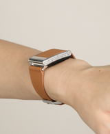 Brown Leather Band for Whoop for Women