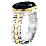 18mm Dressy Watch Bands for Garmin Venu 2s Venu 3s Venu 4 (41mm) Vivoactive 4s Vivoactive 3s Forerunner 255S / 255S Music Forerunner 265S, 18mm Stainless Steel Watch Bands for Garmin Watch for Women