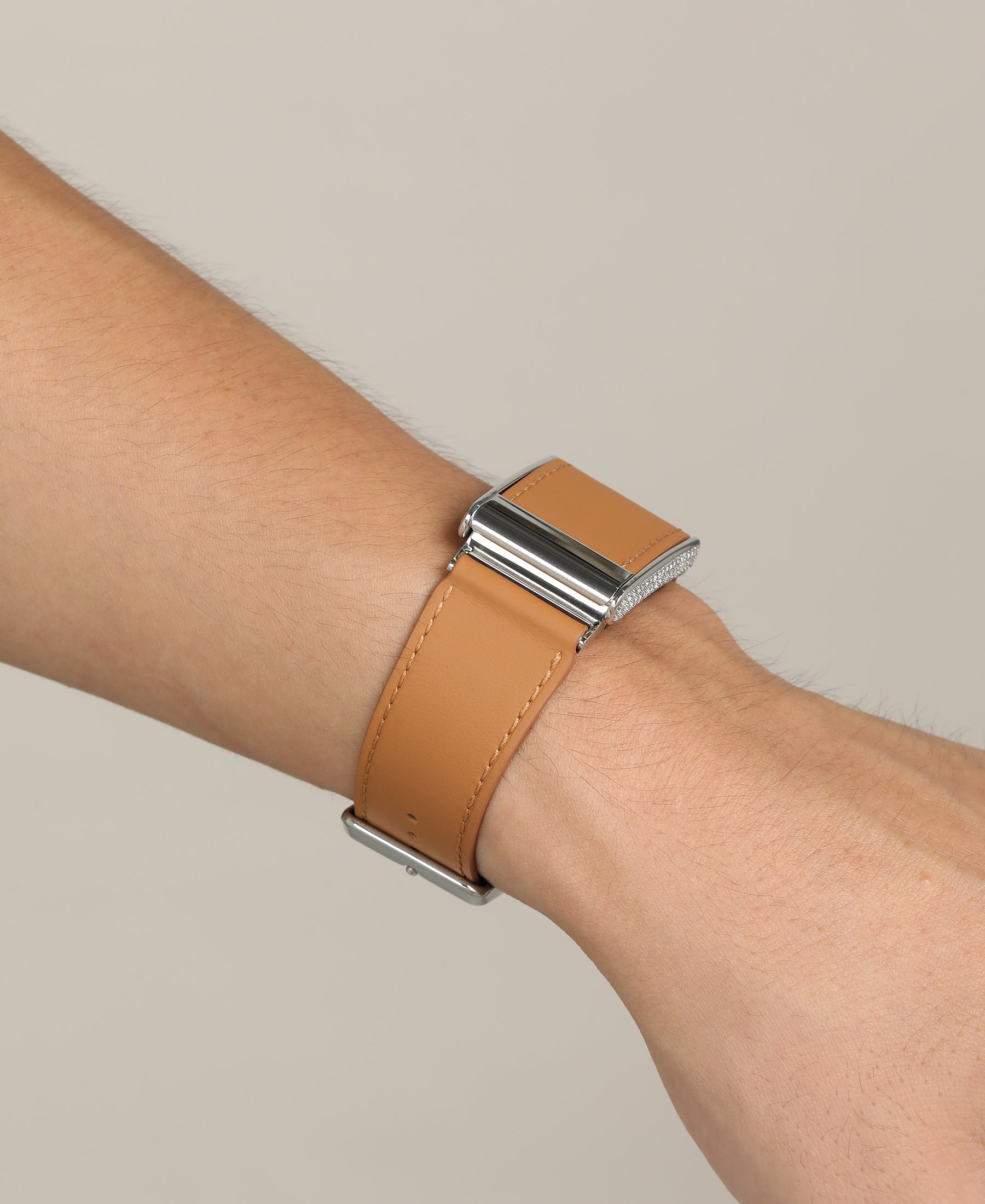 Atelier Smooth Italian Leather Band for WHOOP 5.0/5.0MG — Caramel