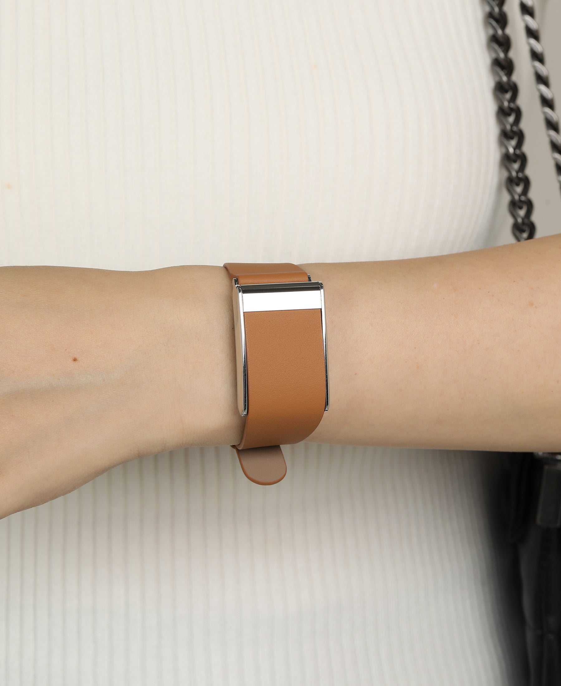 Brown Leather Band for Whoop for Women