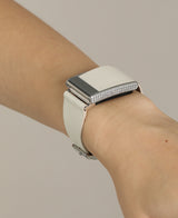 Ivory White Leather Band for Whoop for Women