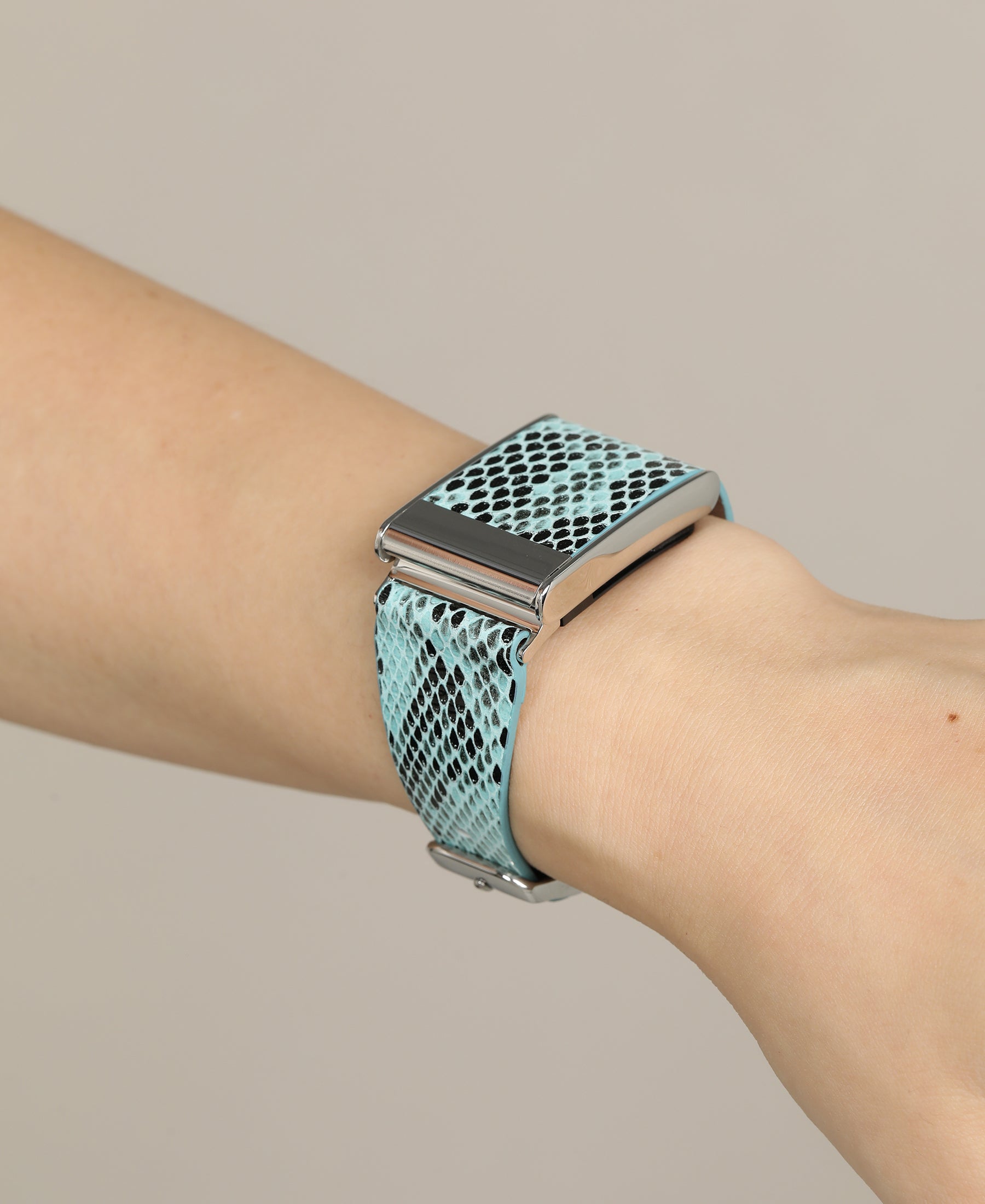 Python Print Genuine Leather Band for Whoop for Women