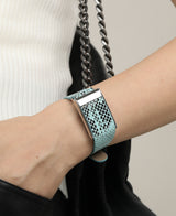 Python Print Genuine Leather Band for Whoop for Women