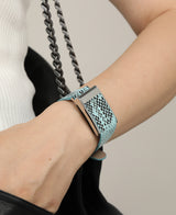 Python Print Genuine Leather Band for Whoop for Women