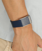 Thin Genuine Leather Strap for Whoop with Diamond Buckle
