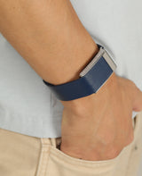 Thin Genuine Leather Strap for Whoop with Diamond Buckle