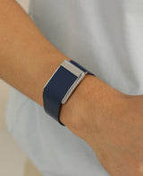 Thin Genuine Leather Strap for Whoop with Diamond Buckle