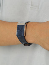 Midnight Blue Leather Strap for Whoop