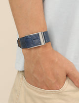 Midnight Blue Leather Strap for Whoop