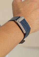 Genuine Leather Straps with Diamond for Whoop