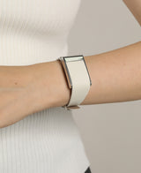 Ivory White Leather Band for Whoop for Women