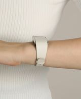 Ivory White Leather Band for Whoop for Women