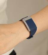 Thin Genuine Leather Strap for Whoop with Diamond Buckle