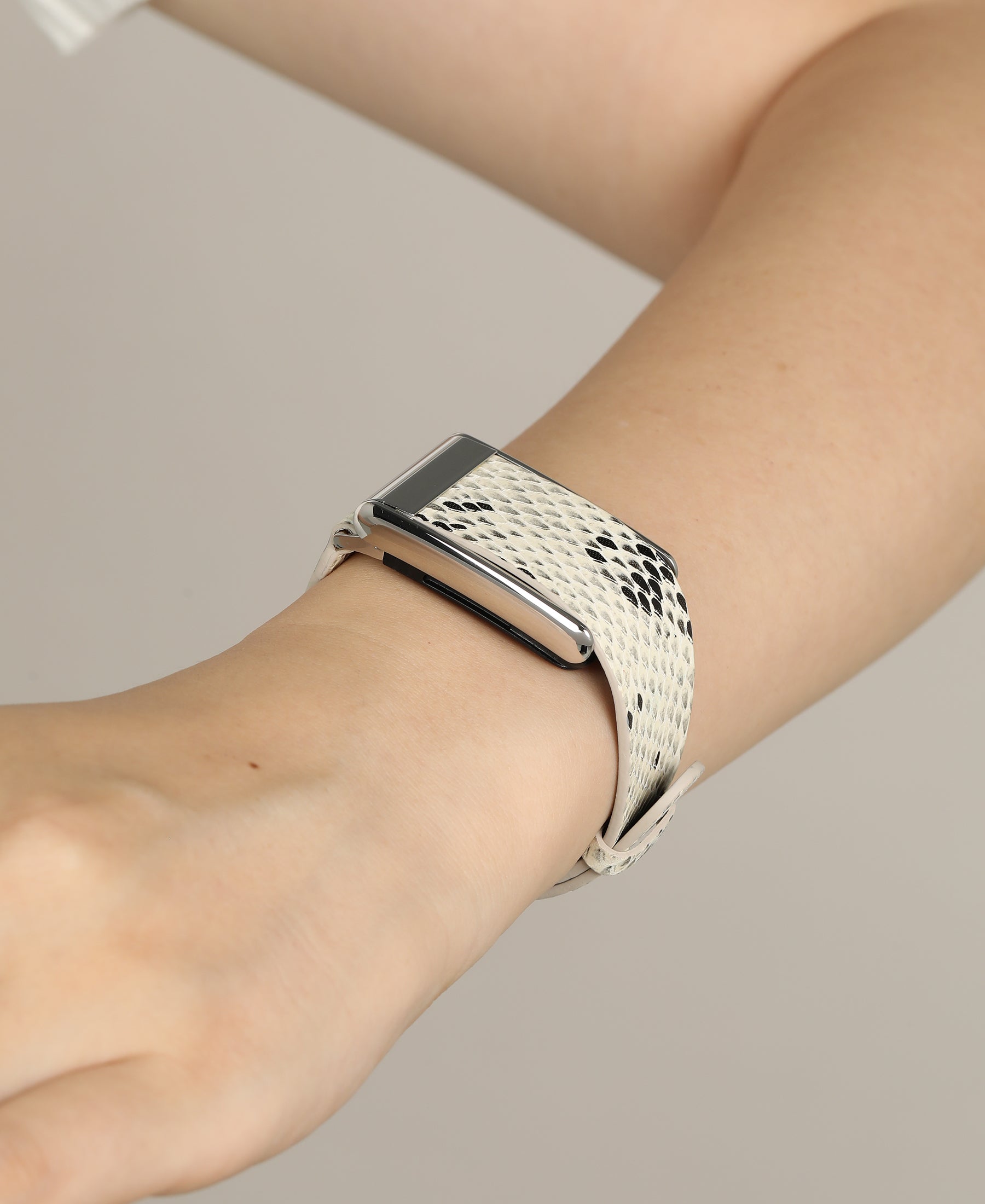 Python Print Genuine Leather Band for Whoop for Women