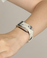 Python Print Genuine Leather Band for Whoop for Women