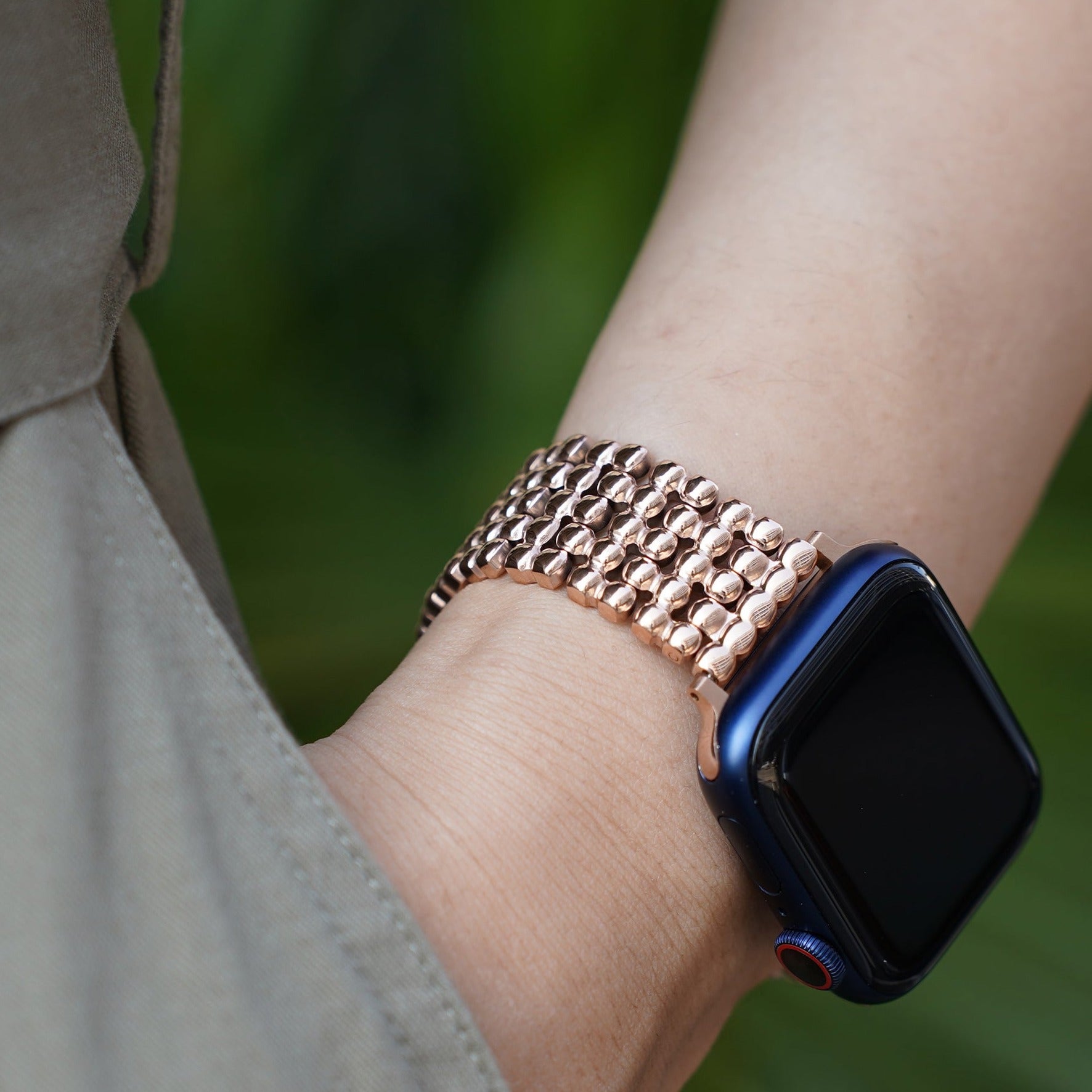 Perlen-Design-Schmuckarmbänder für Apple Watch