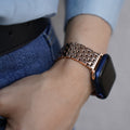 Klassische Seven-Link-Uhrenarmbänder für die Apple Watch